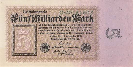 5 Milliarden Mark